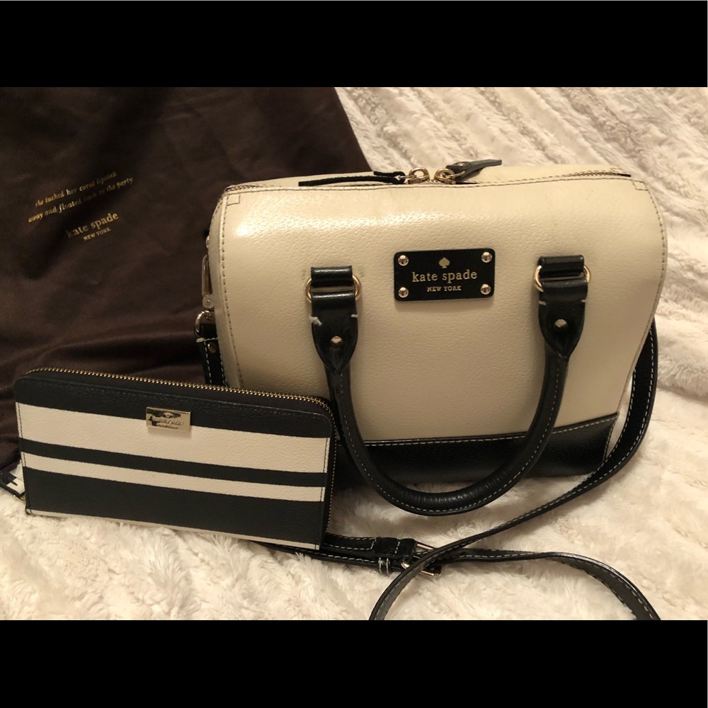 Authentic Kate Spade purse & matching wallet